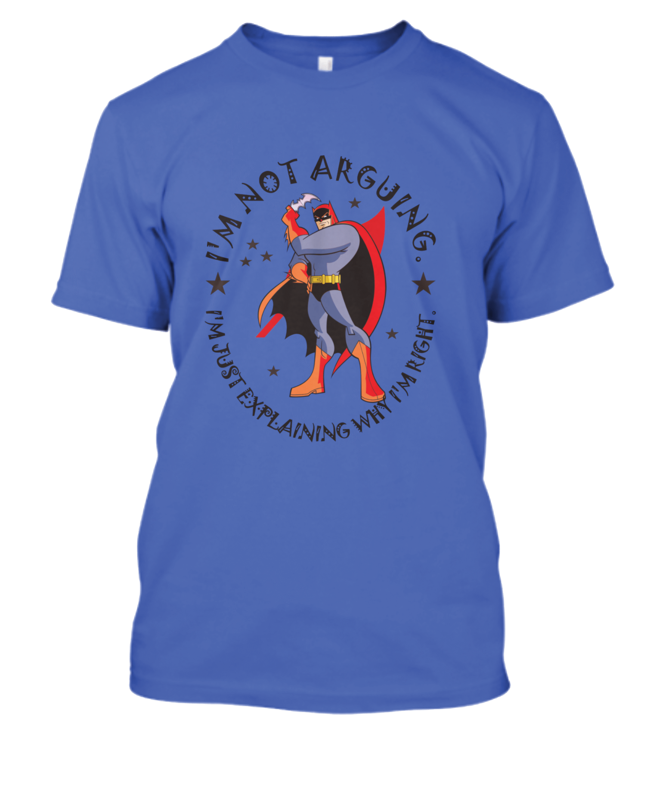 Sarcastic Gift Idea – Retro Comic Hero with “I’m Not Arguing” Quote - Image 4